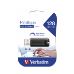 VERBATIM Clé USB PINSTRIPE 128 GB - Noir (49319) – Image 5