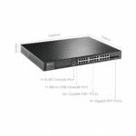 TP-Link TL-SG3428MP Switch JetStream administrable 28 ports Gigabit L2 avec 24 ports PoE+ (SG3428MP) – Image 2